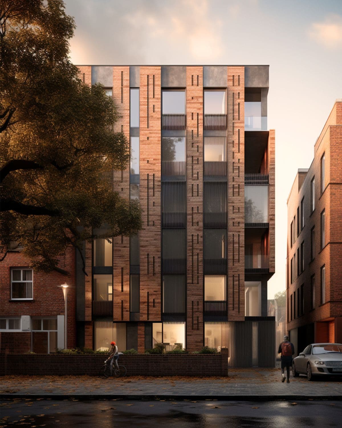 a block of flats 