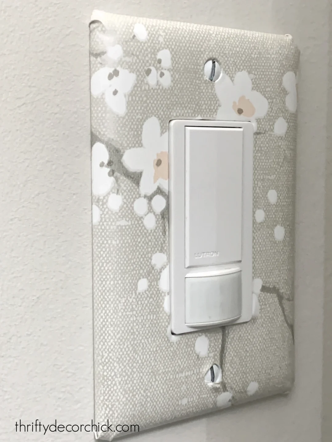 wallpaper on outlet cover